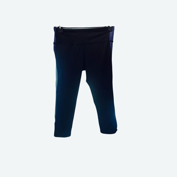 Pro Player. Women's Wicking Black/Blue Leggings. Size Small. - Picture 1 of 8